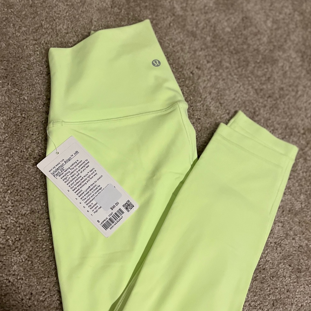 Lululemon align HR pant 25 inch size 8